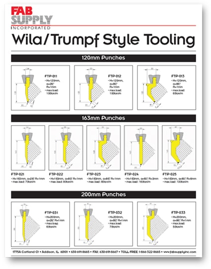 Wila NS Style Tooling